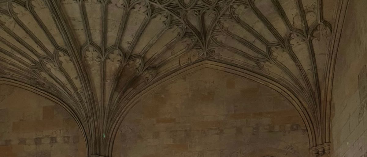 The fan vaulting of Christ Church hall, Oxford